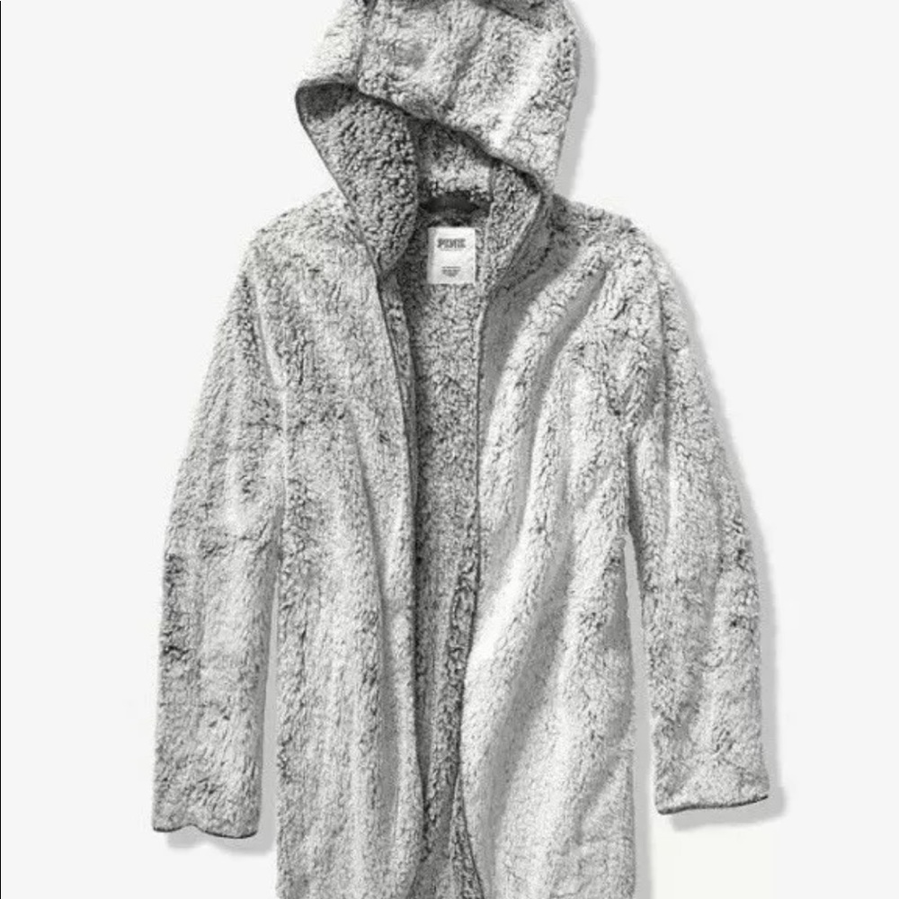VS PINK Sherpa Cardigan XS/S